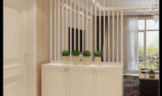 鞋柜与电视墙之间如何隔断 隔断鞋柜装修效果图